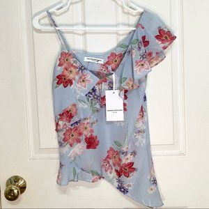 Amanda Uprichard New York NWT Elora Silk Floral Blouse Size Extra Small